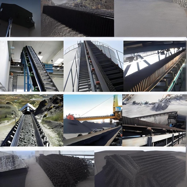 Profiled Chevron Rubber Conveyor Belt