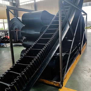 Heat/Tear/Wear/Fire Resistant Ep Fabric Sidewall Chevron Rubber Conveyor Belt